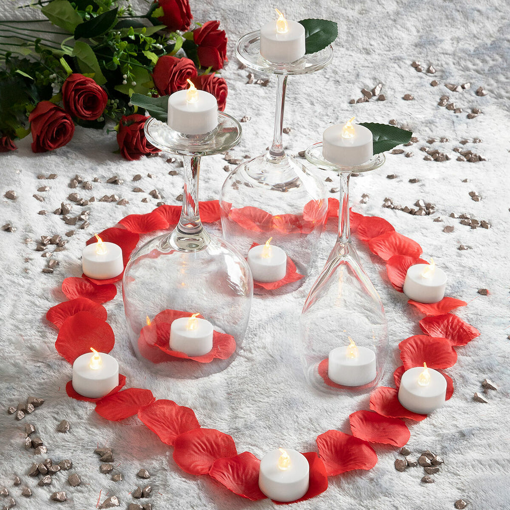 Set of LED Tealight Candles Romandle InnovaGoods 12 Units-6
