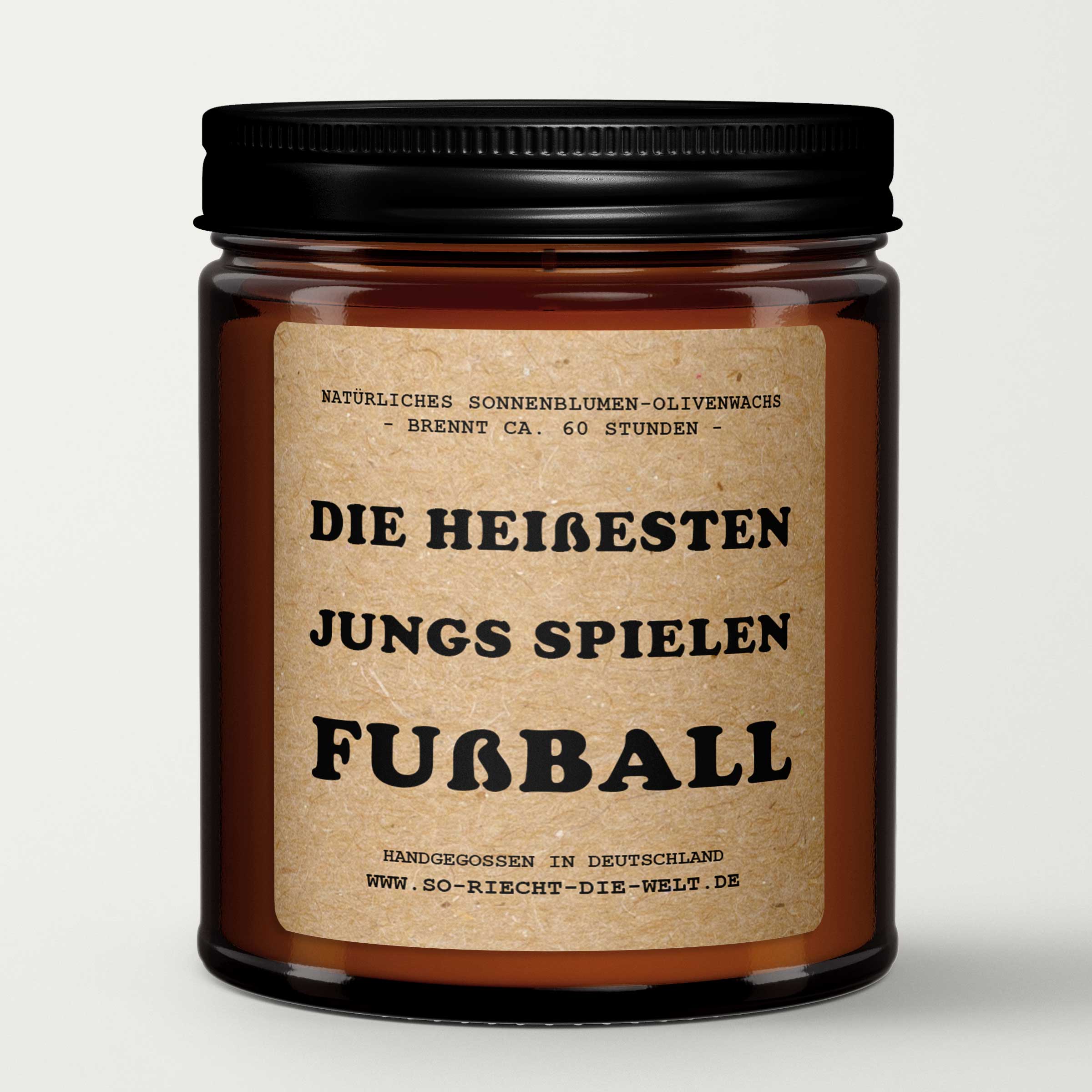 Die heißesten Jungs spielen Fußball - Duftkerze, Kerze, Valentinstags Geschenk für sie, Geschenk für Ehemann, Geburtstagsgeschenk für Mann, Jubiläumsgeschenk für ihn, Ehemann Geschenk, Geschenk für Männer
