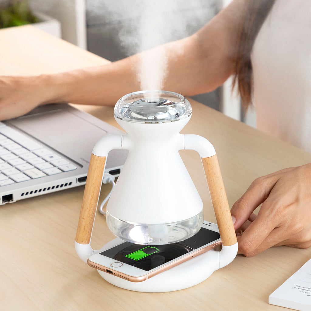 3-in-1 Wireless Charger, Aroma Diffuser and Humidifier Misvolt InnovaGoods-0