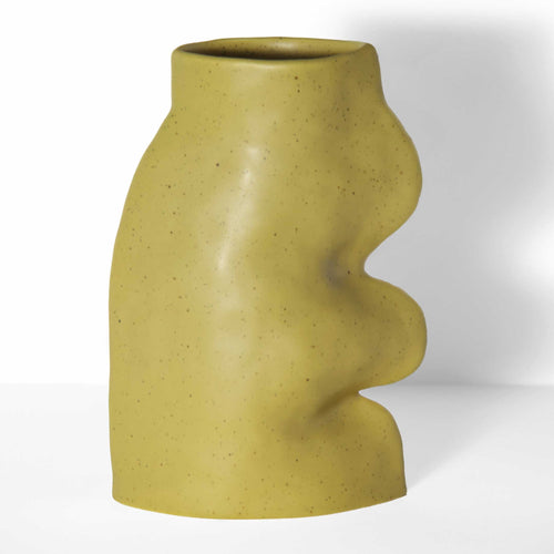 Fluxo Ceramic Vase -  Large Pistachio Green-0