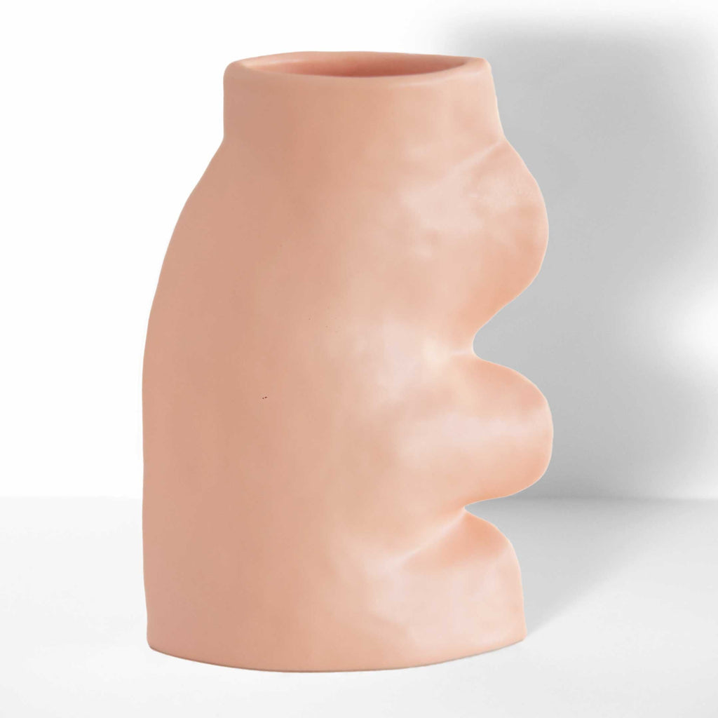 Fluxo Ceramic Vase -  Large Pink-0