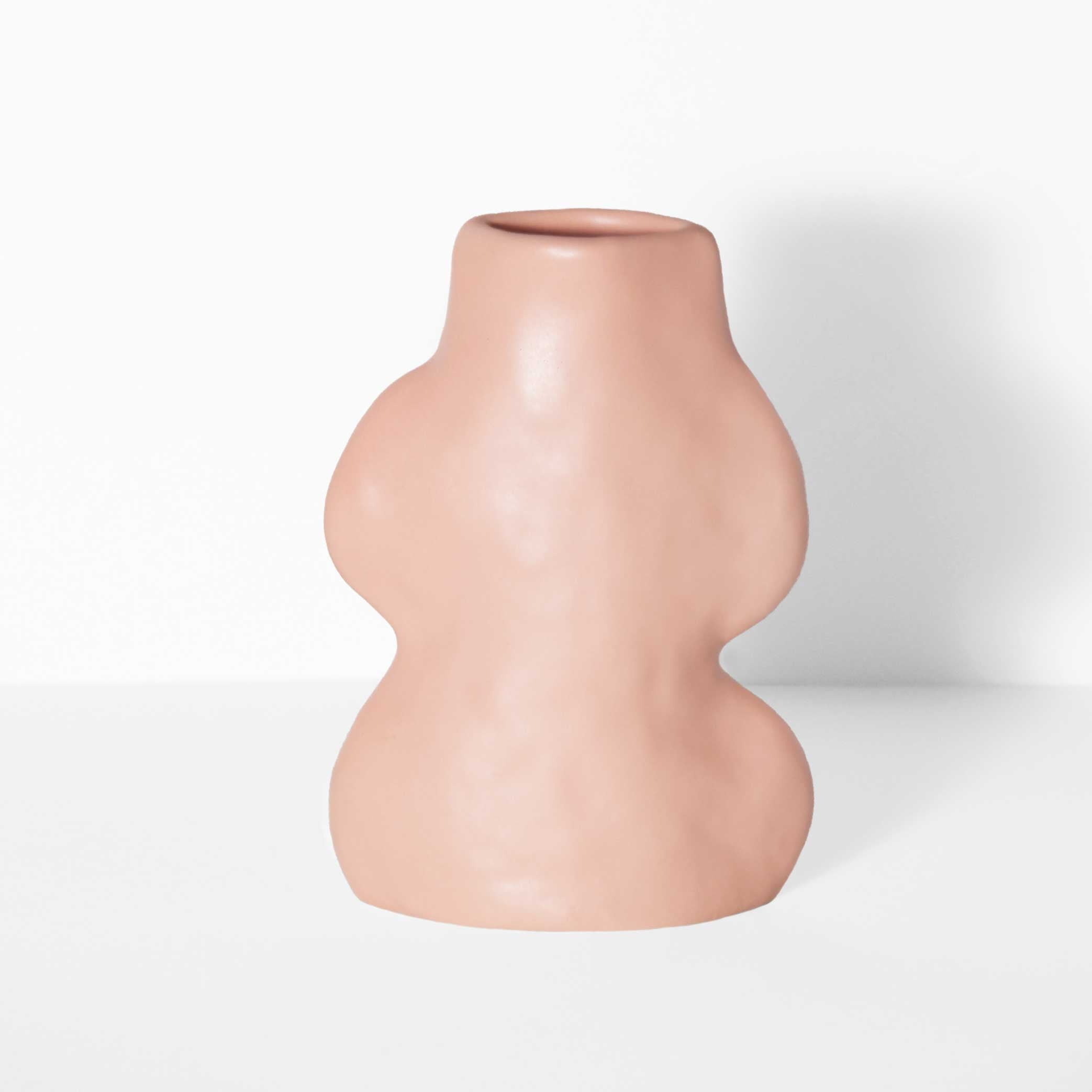 Fluxo Ceramic Vase -  Small Pink-0