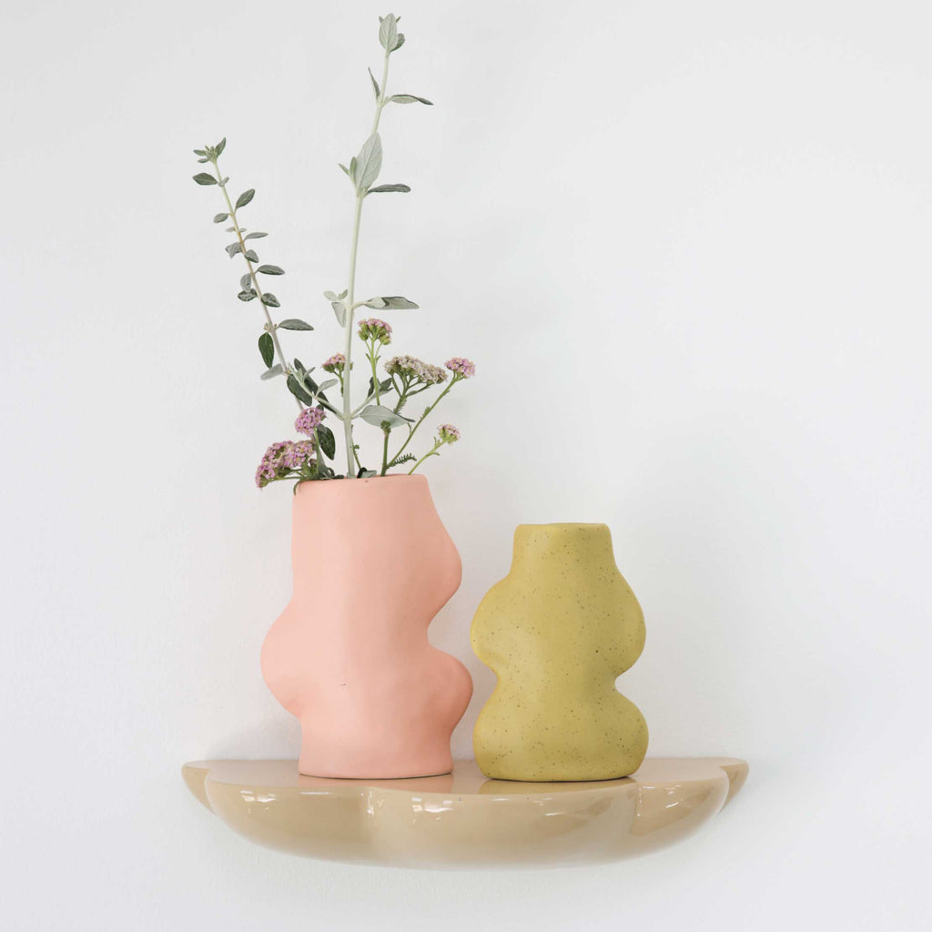 Fluxo Ceramic Vase -  Small Pistachio Green-4